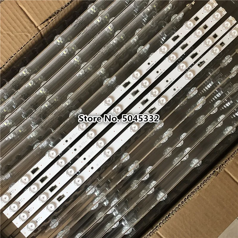 Prefetto di ricambio 1 комплект = 2 Pezzi D32TS7202 Led backilght 32HR331M09A5 V1 Ha Condotto la striscia 1 шт. = 580 миллиметра 9 светодиодов