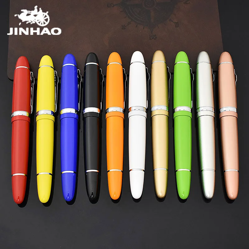 

0.7mm Metal Ink Fountain Pen JINHAO Brand 159 Colored Fountain Pen For Calligraphy Writing Office School Stationery Supplies