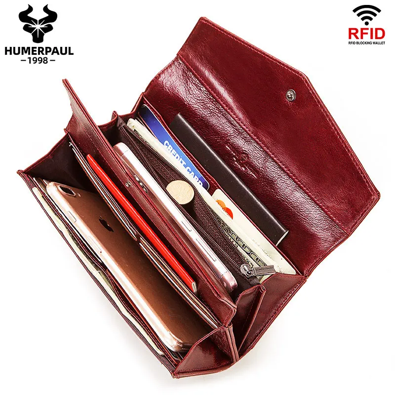 Новинка 2020 Женский кошелек из натуральной кожи женские кошельки вместительный на молнии с застежкой