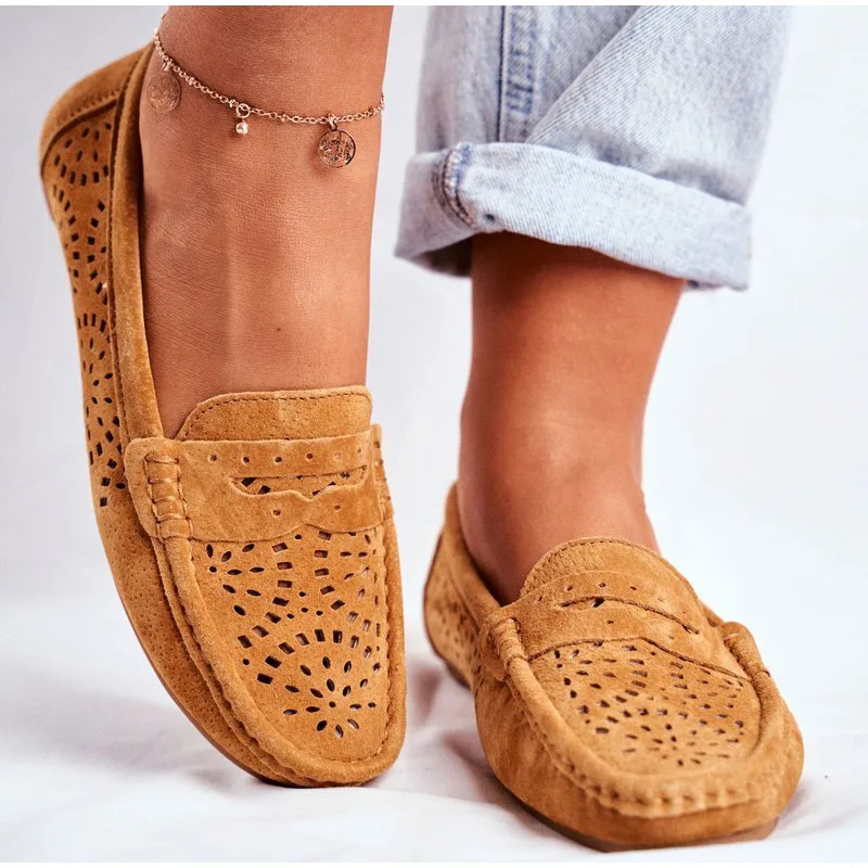 Women Moccasins Shoes Ladies Slip On Loafers Casual Comfort Woman Sewing Suede Flats Female Soft Bottom Lightweight New