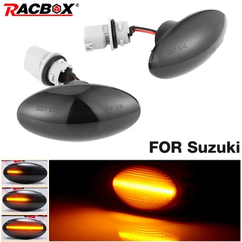 

2pcs Led Dynamic Side Marker Turn Signal Light Sequential Blinker Light Amber Indicator For Suzuki Swift Jimmy Vitara SX4 Alto