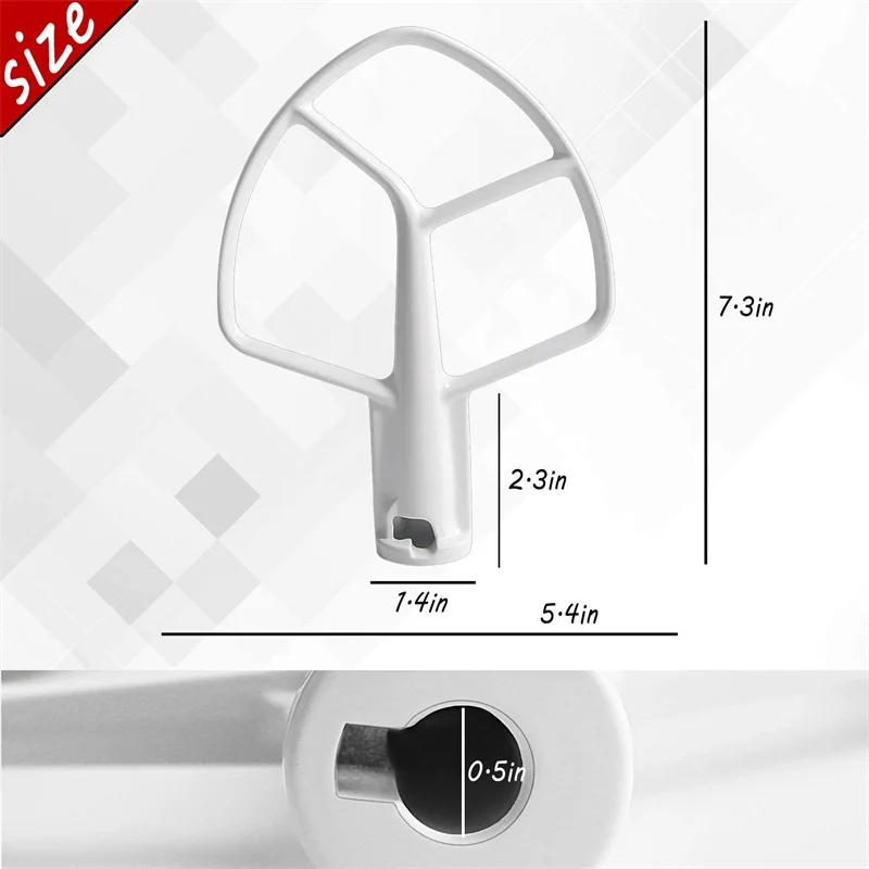Mixer accessories K5AWW wire whip K5AB flat beater K5ADH C dough hook compatible Kitchenaid K5 KSM50 KSM5 4.8L bowl lift vertical mixer
