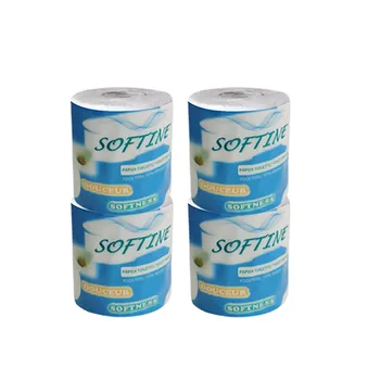 

4 Rolls Toilet Paper Bulk Rolls Bath Tissue Bathroom White Soft Thicken 3 Layers Toilet Tissue Soft Skin-friendly Paper Home z3