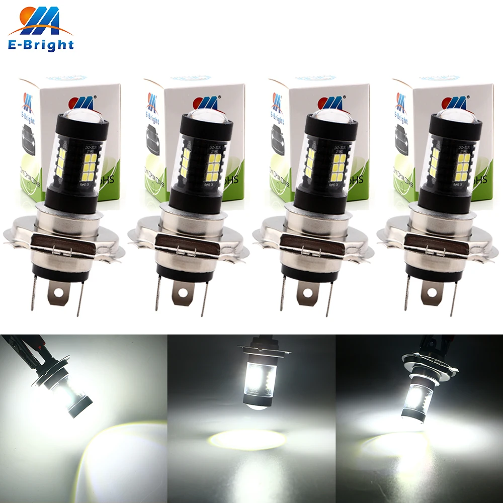 4X DC 12V 3030 21 SMD 9005 9006 H1 H3 H4 H7 H8 H11 H16 P13W P15D 6500K светодиодные противотуманные фары