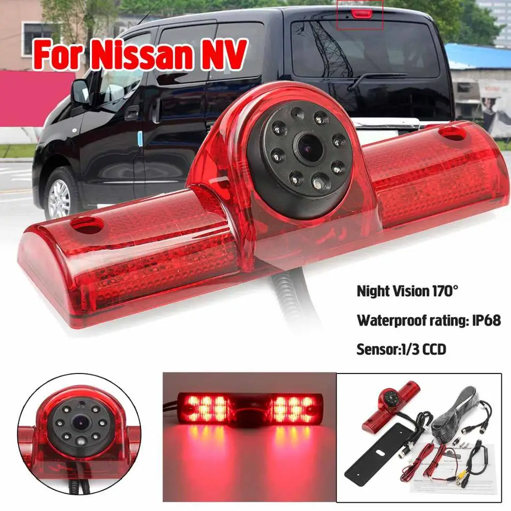 HD 720p ночное видение 3 й тормозной светильник заднего вида камера для Nissan NV 1500 2500 3500