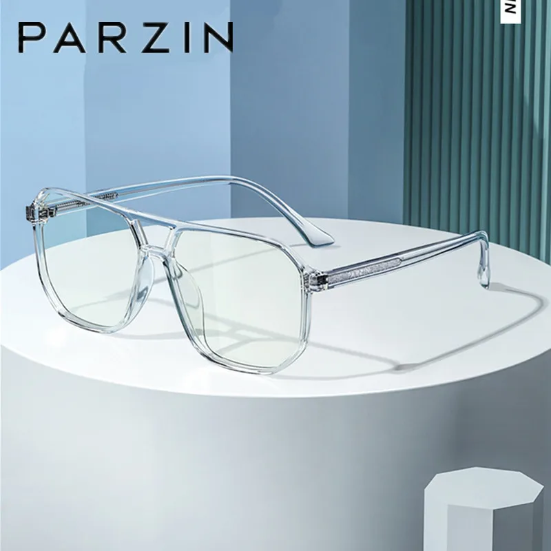 

PARZIN Prescription Eyeglasses Frame Women Vintage Myopia Optical Glasses Frame Eyewear Anti Blue Light Blocking Glasses15789