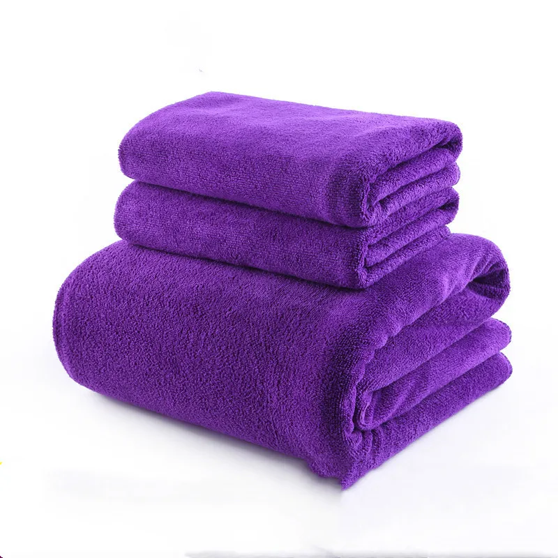 120X200 CM super large smooth and soft double-sided quick-drying microfiber bath towel thickened non-linting towel 4