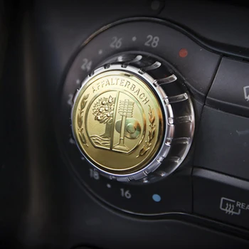 

29mm ar Air Conditioning Sticker Multimedia Buttons Sticker Cover For Mercedes Benz W210 W211 W212 W204 CLA AMG AFFALTERBACH AMG