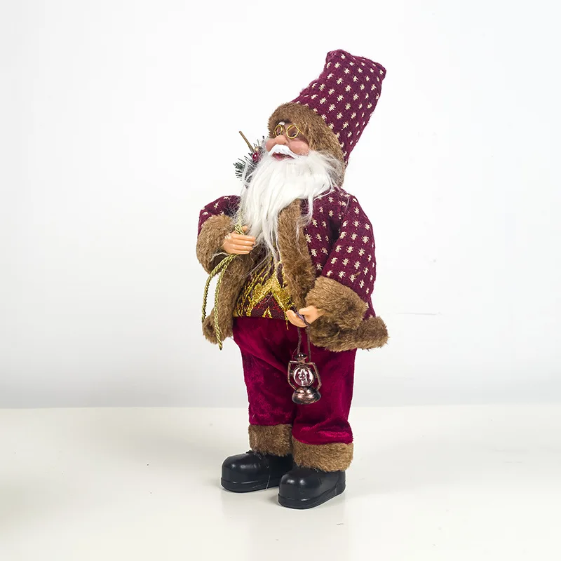2019 New Christmas decoration Charm Father Christmas Christmas gift Ornament Display prop Santa Claus Festival celebration FD122 (2)
