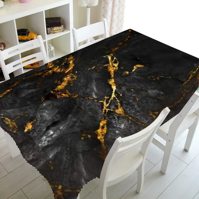 Black and gold marble table Clearance