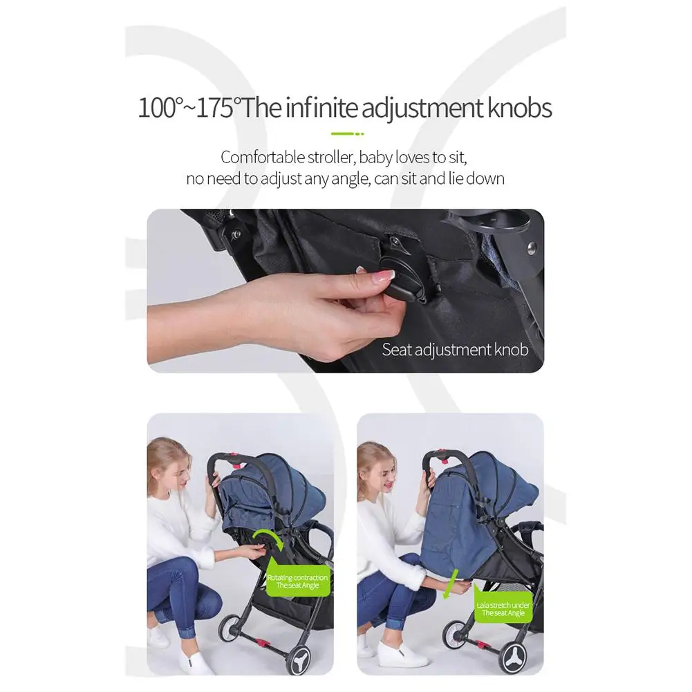 Kidlove детская коляска Wagon портативная складная детская коляска легкая детская прогулочная коляска
