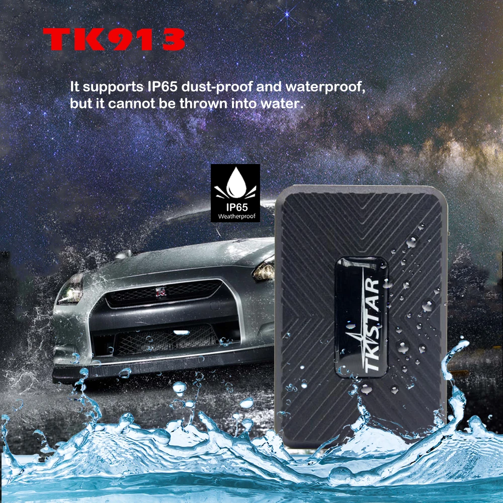 Мини gps трекер 2G Магнитный TKSTAR TK913 gps трекер Автомобильный Водонепроницаемый Автомобильный gps трекер автоматический голосовой монитор бесплатное веб-приложение PK TK905