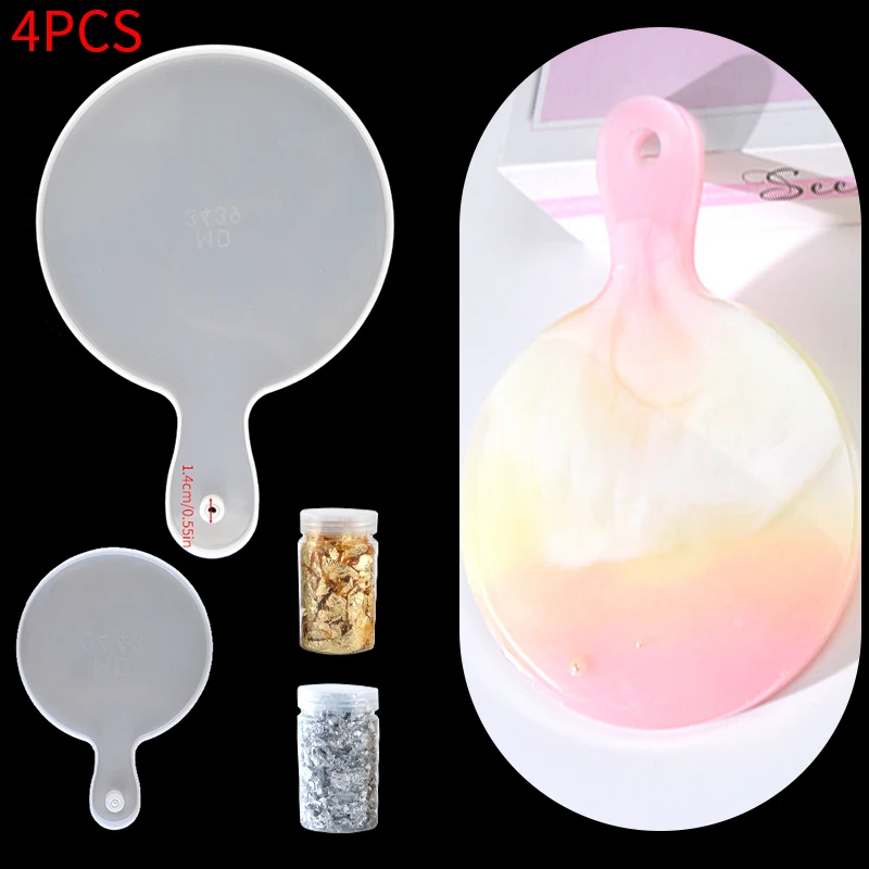 Handle Tray Epoxy Mold Set Wine Glass Moule Resine Beer Rack Resin Moulds Mirror Silicone Mold For Table Decoration Knutsel epoxy resin casting molds kit silicone mold with epoxy glue for earring keychain jewelry making diy moule silicone