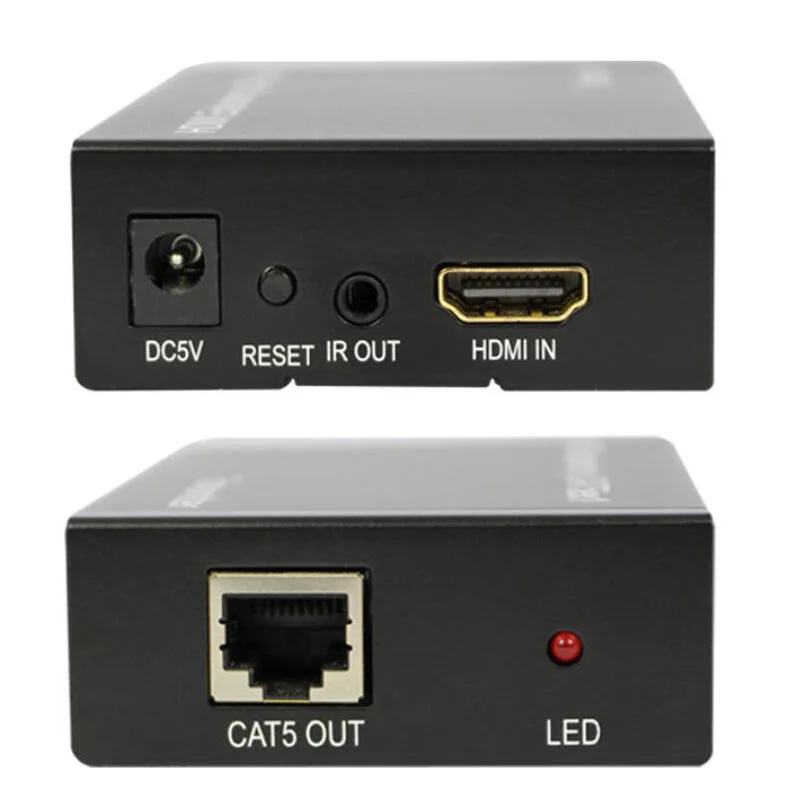 100 м HDMI удлинитель повторитель петли 1080P по одному Cat5e/6 HDCP стандарт IR Pass RJ45 IP сеть с широким ИК по TCP/IP IR Pass
