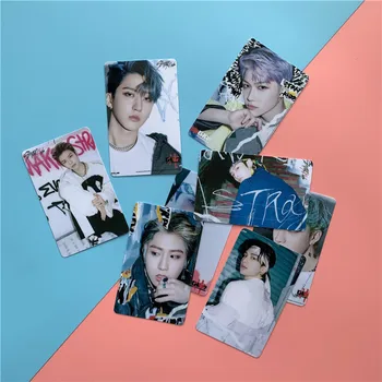 

10 Pcs/ Set Kpop Stray Kids New Album GO Sheng JISUNG HUYUNJIN JEONGIN CHAN Surrounding HD Crystal Bus Card Stickers