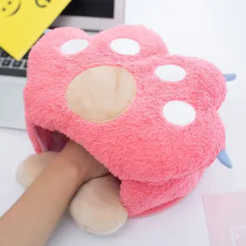 

Cute Claw Paw USB Mouse Mat Hand Warmer Winter Warm Plush Heating Mousepad Wristguard for Office worker/students Use C26