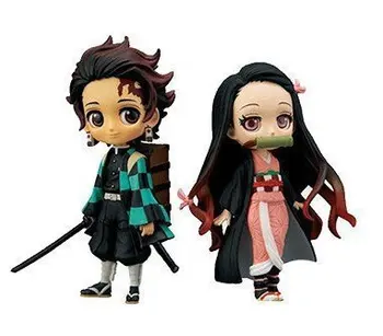 

Demon Slayer Kimetsu no Yaiba figure Kamado Tanjirou Kamado Nezuko doll Anime Toy Collection Model Toy Action figure for gift