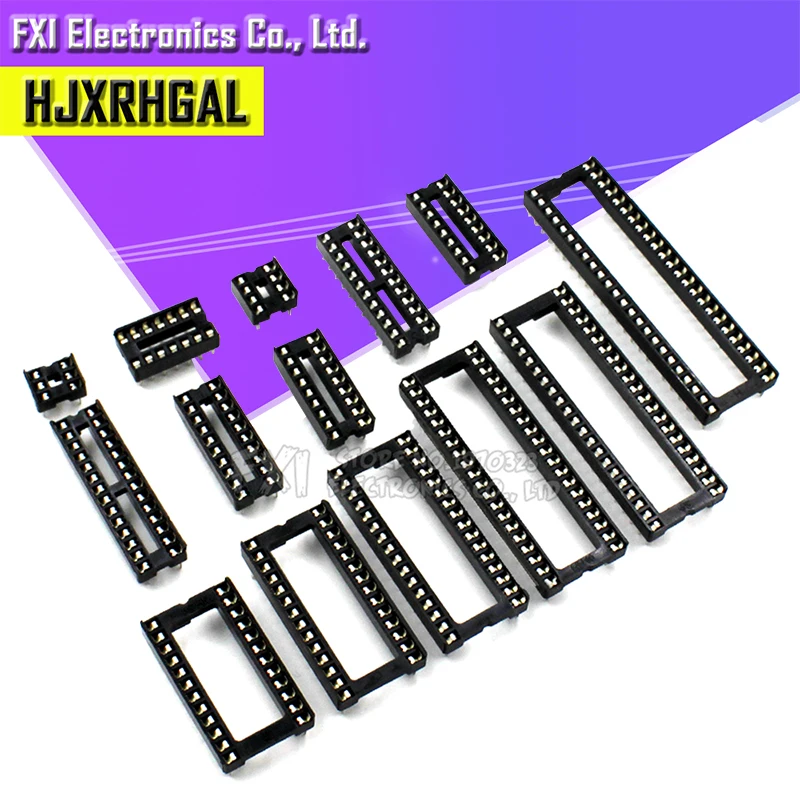 10 шт. IC розетки DIP6 DIP8 DIP14 DIP16 DIP18 DIP20 DIP28 DIP40 контактный разъем DIP на возраст 6 8 14 16 18 20 24