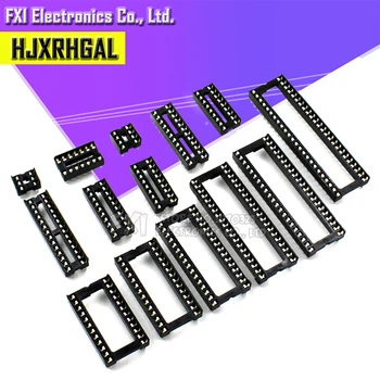 

10PCS IC Sockets DIP6 DIP8 DIP14 DIP16 DIP18 DIP20 DIP28 DIP40 pins Connector DIP Socket 6 8 14 16 18 20 24 28 40 pin