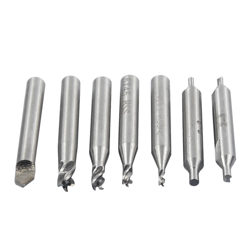 1pc 6mm Shank Titanium Coated Key Cutting Machine End Milling Cutter 1 1 5 2 0 2 5 3 0 4 0 5 0mm Vertical Key Machine 32408863166