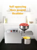 S10 Automatic Oil Press Machine Heavy Intelligent Commercial Oil Presser Sunflower Seeds Peanut Oil Extractor 1500W (max) 2