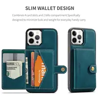 Back Cover for iPhone 13 12 11 Pro Max XS XR X SE 2021 8 7 Plus Phone Case wiht Leather Card Holder Magnetic Detachable Wallet Bag