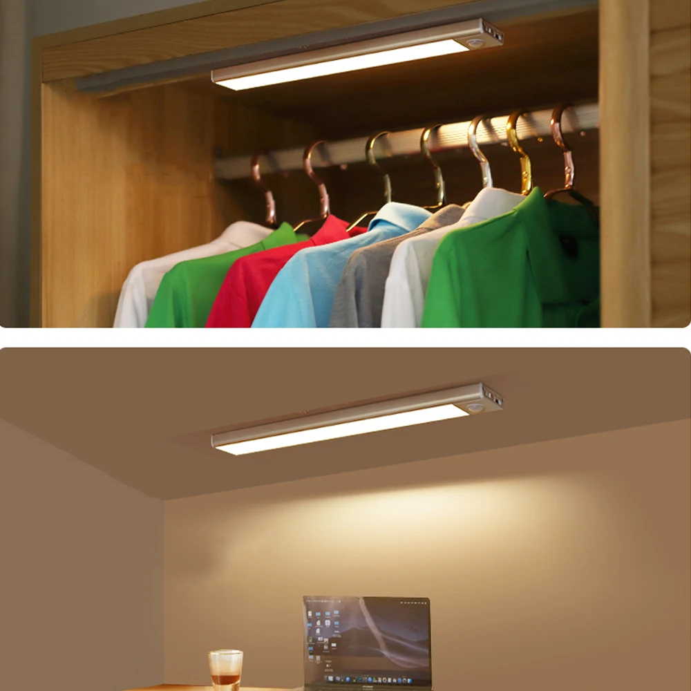 Tanie Oświetlenie kuchni led akcesoria lampa wystawowa czujnik ruchu automatyczne sterowanie sklep