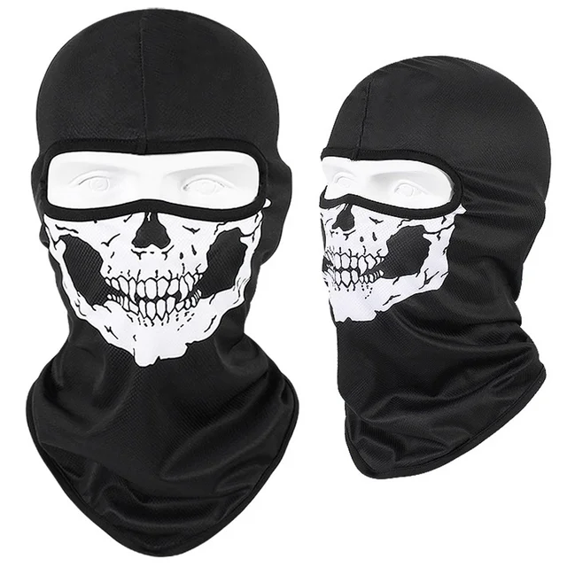 Skull Ghost Cosplay Balaclava Adult 
