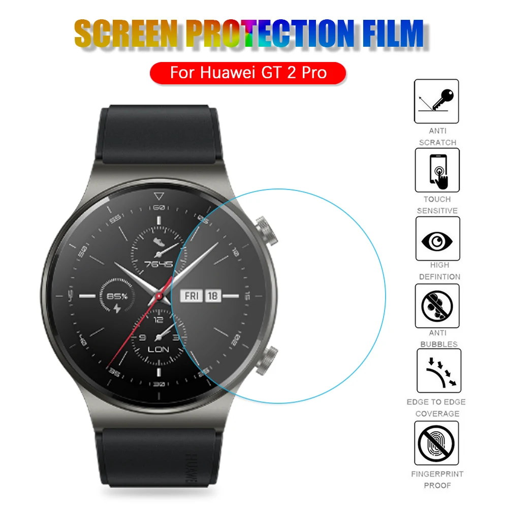 Защитная пленка для экрана Huawei Watch GT2 Pro закаленное стекло защита от царапин 2 шт. |