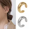 New Vintage Simple U-shaped Ear Cuff Non Pierced Clip Earring Trendy Punk Antique Color Small Flower Carved Hollow ► Photo 1/6