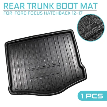 

Car Floor Mat Carpet For Ford Focus Hatchback 2012 2013 2014 2015-2017 Rear Trunk Anti-mud Cover