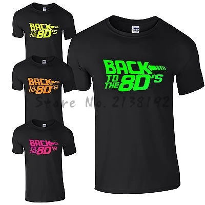 Back To The 80/'s Neon Pink Print Fancy Dress Dance Club Top 1395 Ringer T Shirt.
