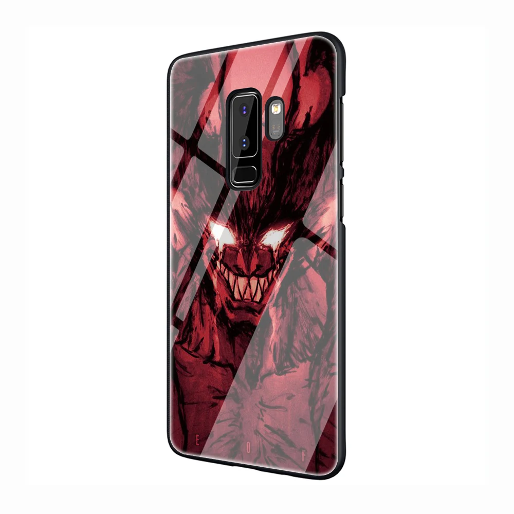 EWAU Devilman Crybaby Стекло чехол для телефона для samsung Galaxy S7 8; большие размеры 9, 10; плюс 10 плюс Note8 9 10 плюс A10 20 30 40 50 60 70
