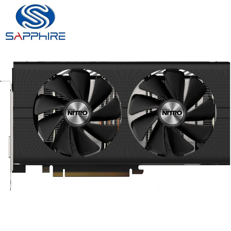 Видеокарты SAPPHIRE RX 570 4GD5 видеокарта 256Bit GDDR5 для AMD RX 500 серии Radeon RX570-4GB RX 570 4GB Pulse б/у