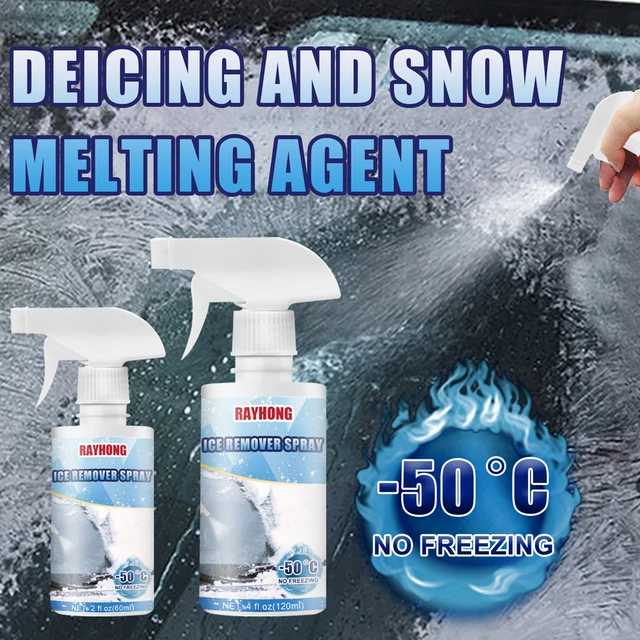 De Icer For Car Windshield Ice Melt Spray 100ml Car Deicer Fast Ice & Snow  Melting Spray Deicing Agent For Auto Windshield - AliExpress
