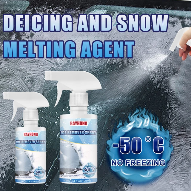 Windshield Spray De-Icer 100ml Instant Mirror Ice Remover Snow Cleaner Car  Accessories For Instantly Melting Ice On Glass - AliExpress