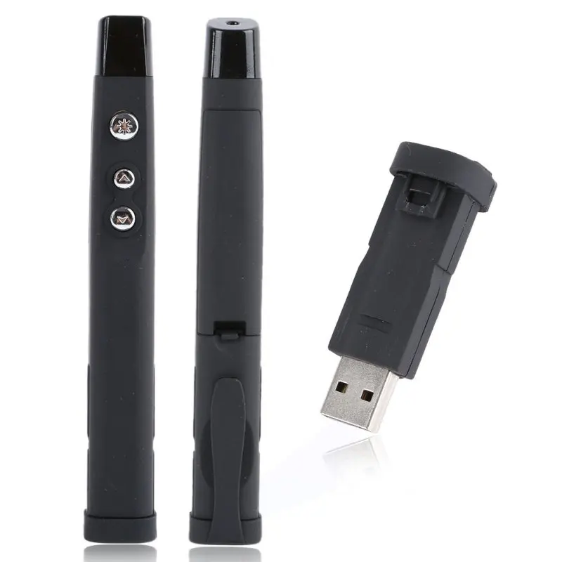 

2.4G Wireless laser presentation Pointer PowerPoint Presenter Remote Control PPT Clicker Pen
