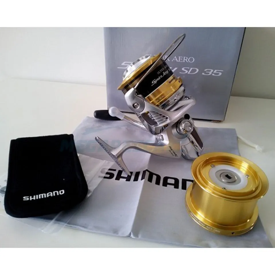 SHIMANO SUPER AERO spinjoy rotující rybaření naviják pro příboj odlitek 35/SD35 4+1BB příboj naviják throwing rybaření 20KG energie 3.5:1ratio