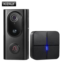 Best Offers KERUI WiFi Video Doorbell Smart Wireless Intercom Doorbell APP Remote Record Infrared Night Vision Camera With Battery Powered Best Offers KERUI WiFi Video Doorbell Smart Wireless Intercom Doorbell APP Remote Record Infrared Night Vision Camera With Battery Powered