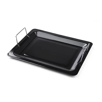 

Nonstick Stainless Steel Baking Tray Safe Griddle Cookware for Kitchen Outdoor BBQ 37 x 29.5 x 1.8cm Kitchen,Dining & Bar TB
