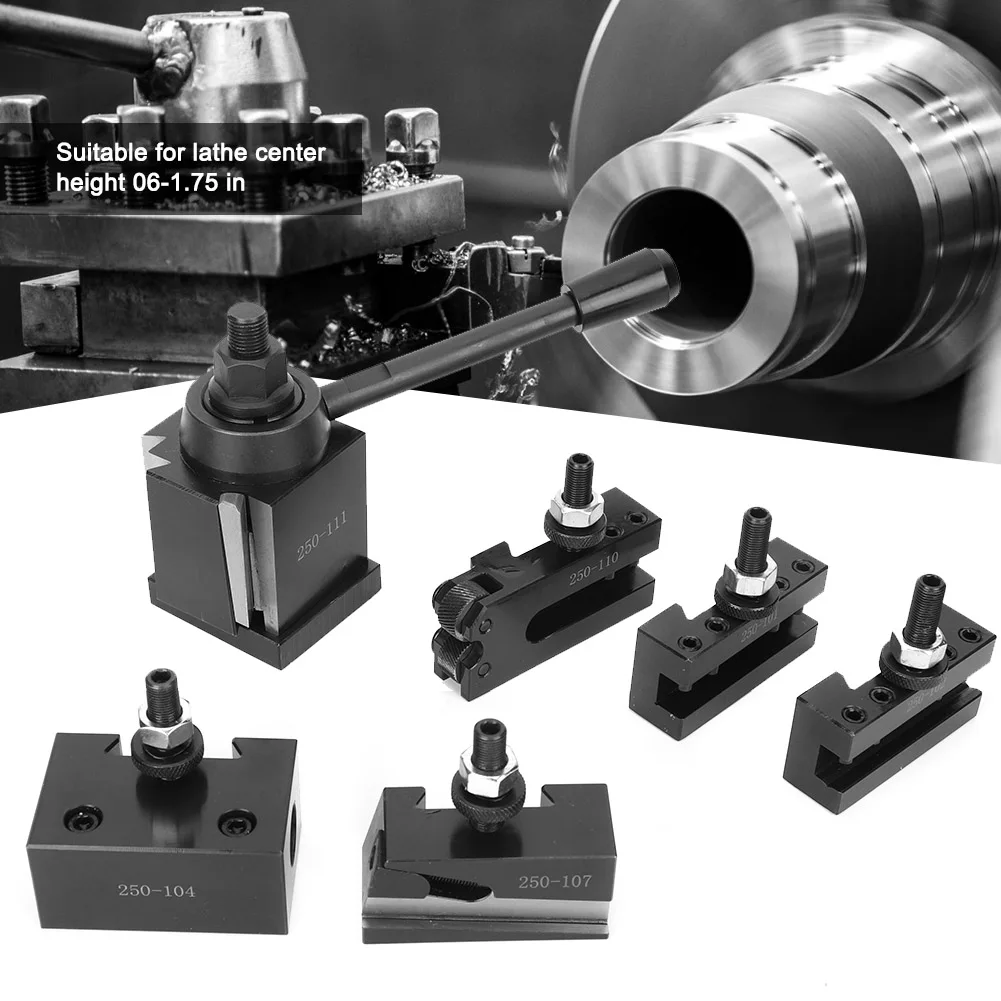 

250-111 Piston Type Post Tool Holder Wedge Type Boring Knurling Turning Toolholding