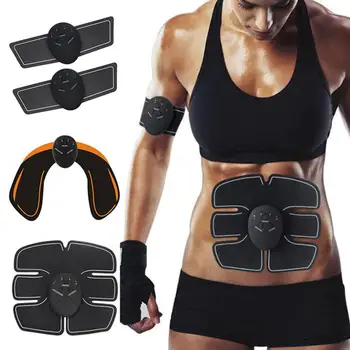 

EMS Abdominal Muscle Trainer Smart ABS Stimulator Fitness Training Electric Weight Loss Stickers Body Slimming Massager