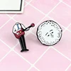 Music Collection Enamel Pin Radio Dish Recorder Piano Brooches Denim Jeans shirt Bag Cartoon Art Jewelry Gift for Friends ► Photo 2/6