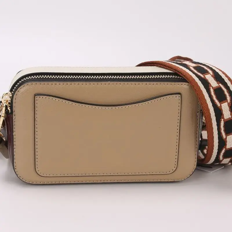 Bolsos de moda para mujer, de diseñador de marca famosa, bandolera de Doble cremallera hombro, pequeña, con cámara, cruzados