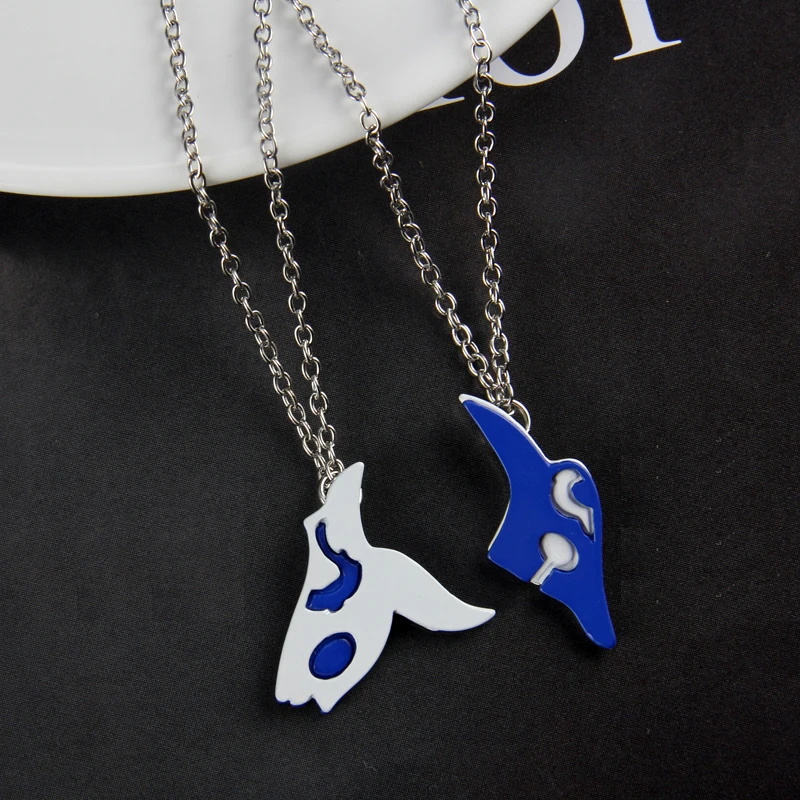 Игра LOL родственных Волк и ягненок ожерелье с подвеской маской подарок вечное