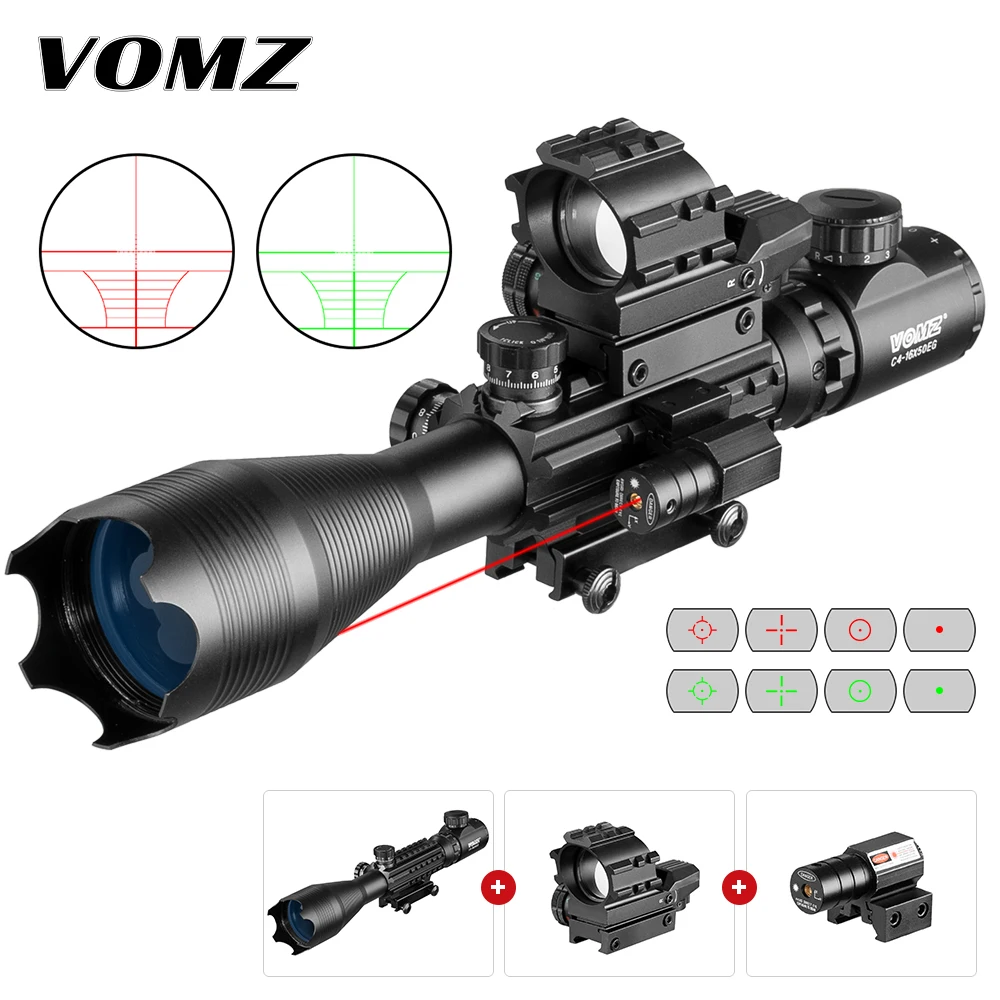 Riflescope Hunting Holographic Red Dot Sight Reticle Tactical Scope Hunting Gun 
