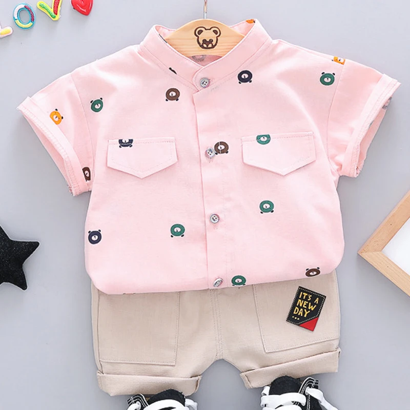 Bear Leader Kids Clothing Sets 2022 Fashion Style Baby Long Sleeve Patchwork T-shirt+Pants 2Pc Children |