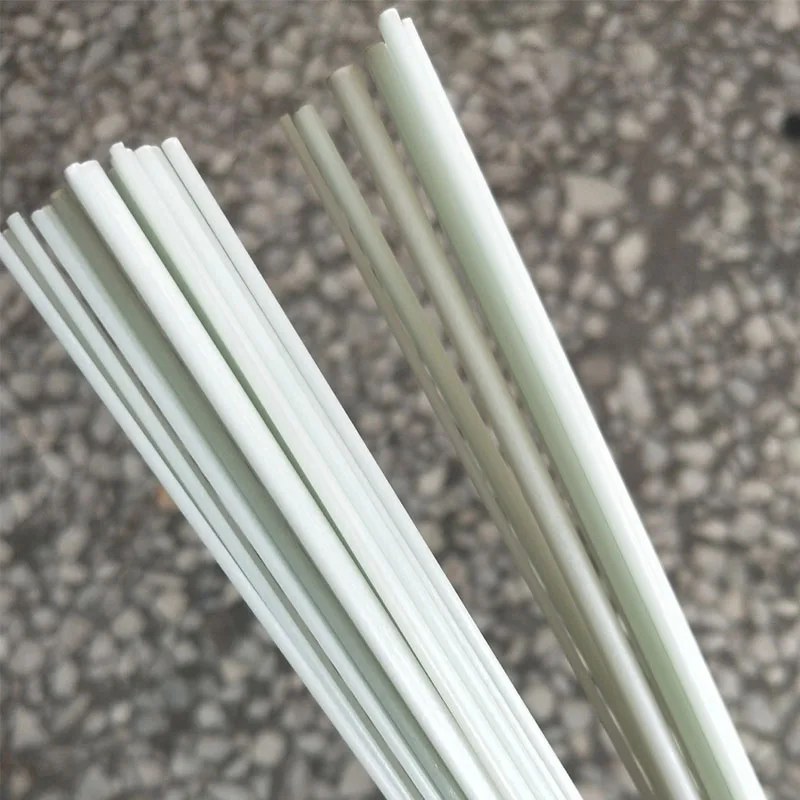 20pcs white glass fiber Rod 1mm/1.2mm/1.5mm/2mm/2.5mm/3mm/4mm/5mm Fiberglass rod Lenght 500mm