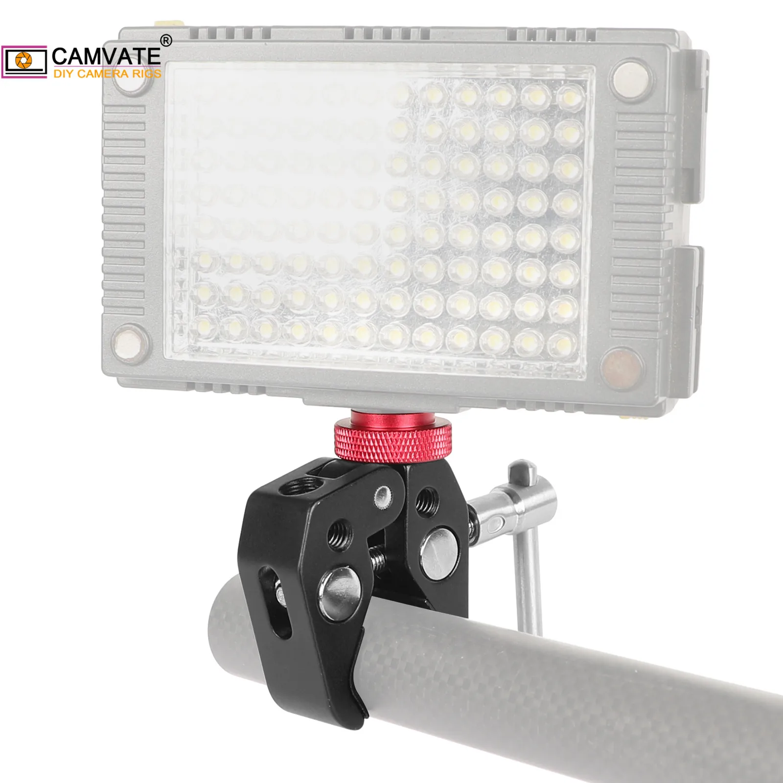 CAMVATE Камера Универсальный Супер крабовый зажим с 1/4 &quot 20 to1/4&quot винтовой