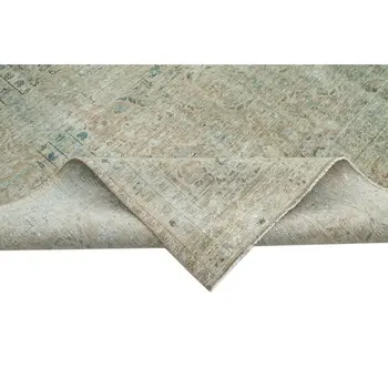 

295x395 Cm Grey Handmade Overdyed Large Area Rug-10x13 Ft